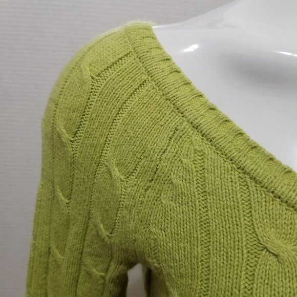 American Eagle sweater Small pullover cable knit long sleeve Twilight - Picture 5 of 10